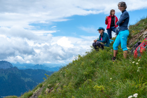 Auf dem Gipfel des Federispitz