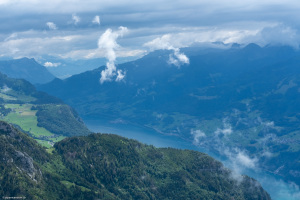 Block vom Gipfel in Richtung Walensee