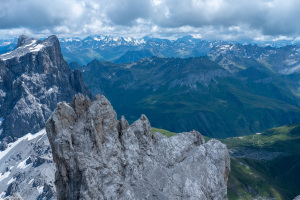 Ostgipfel Dri Türm mit Sulzfluh