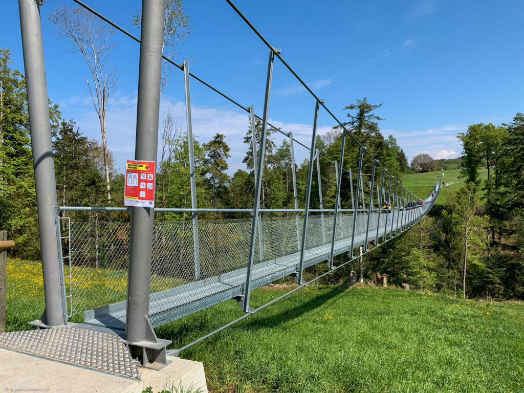 Halbtages Wanderung Heiden-Hängebrücke Grub-Kaien-Heiden