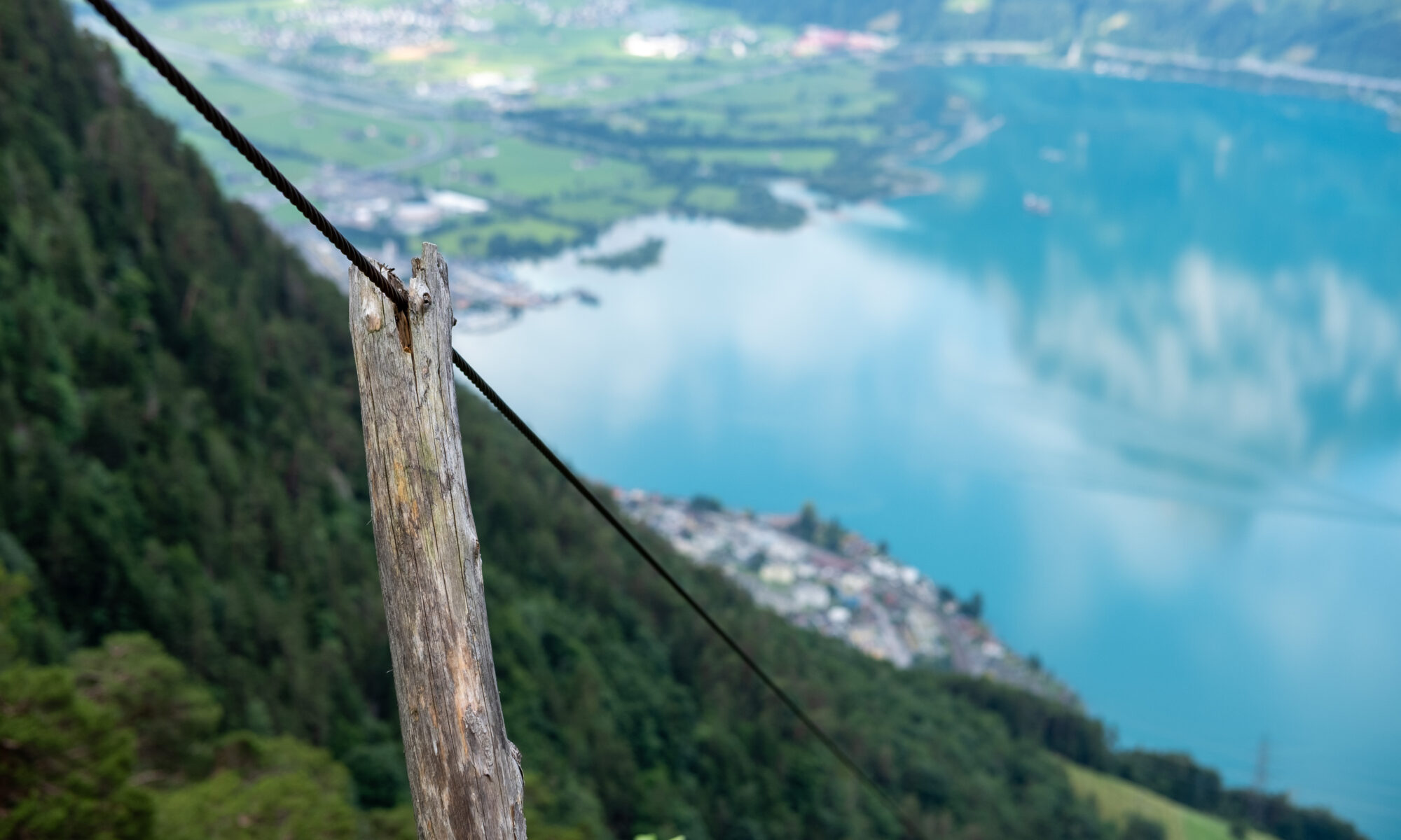 Wildheuerseil an den Hängen des Rophaien, UR